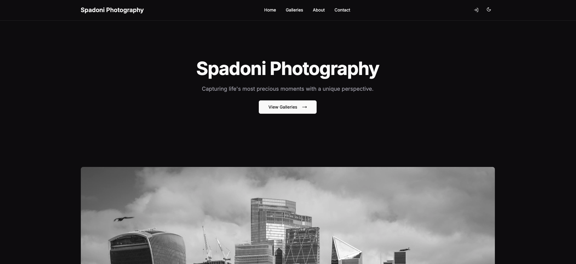 Spadoni photography cover